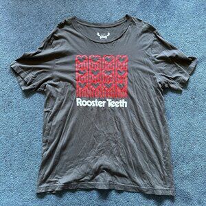 Unisex Adult 2019 Rooster Teeth RT Extra Life Heart Short Sleeve T-Shirt 2XL
